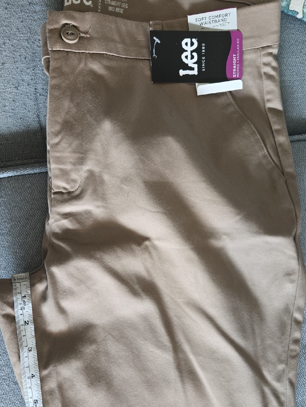 Nwt Womens Lee Straight Fit Chinos
